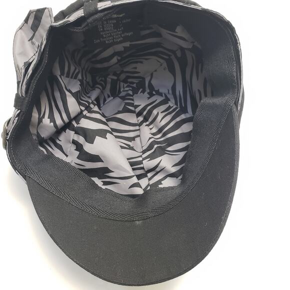 Harley Davidson Newsboy Fitted Cap Women's Black Sz Small - Picture 6 of 9